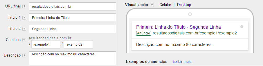 criar anúncio no google