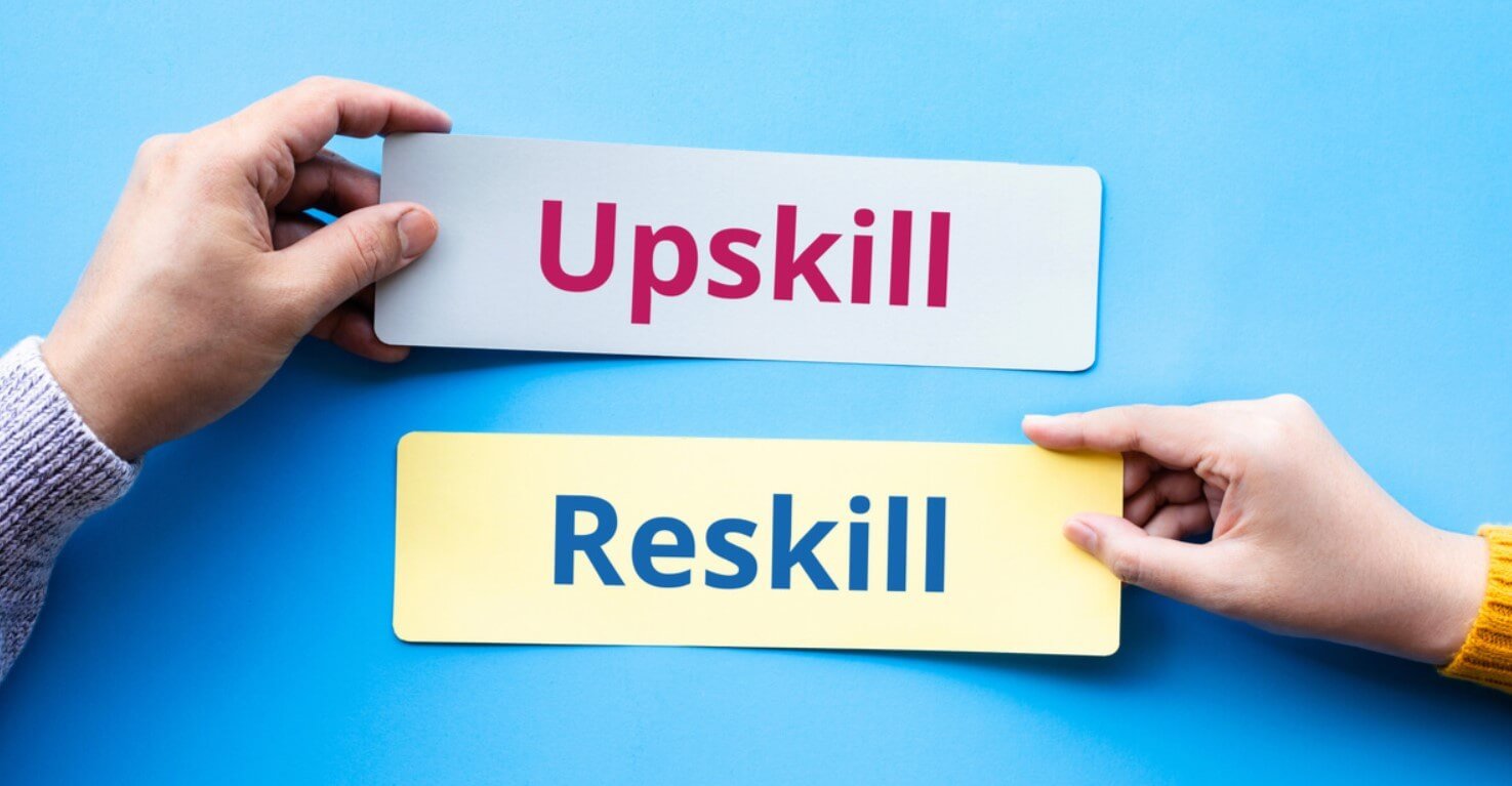 diferença de reskil e upskil