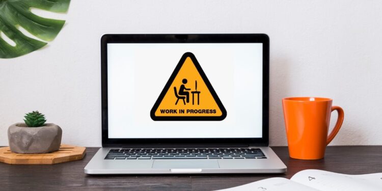 o que é work in progress