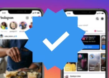 verificação azul do meta